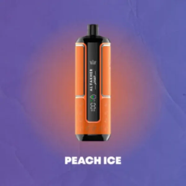 Al Fakher Hypermax 15000 Puffs Crown Bar Disposable Vape Peach Ice
