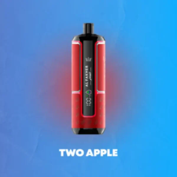 Al Fakher Hypermax 15000 Puffs Crown Bar Disposable Vape Two Apple