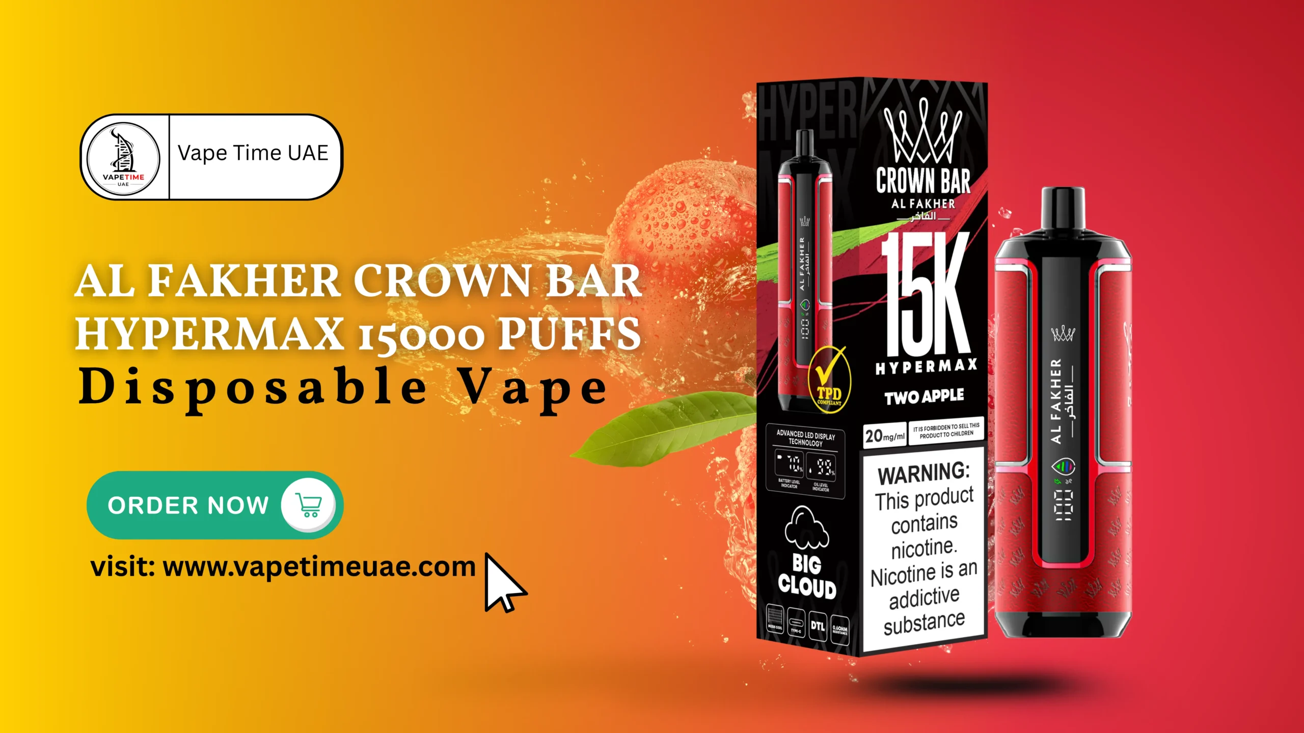 Al Fakher Hypermax 15000