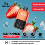 Geek Bar Ice Prince 50000 Puffs Strawberry Ice