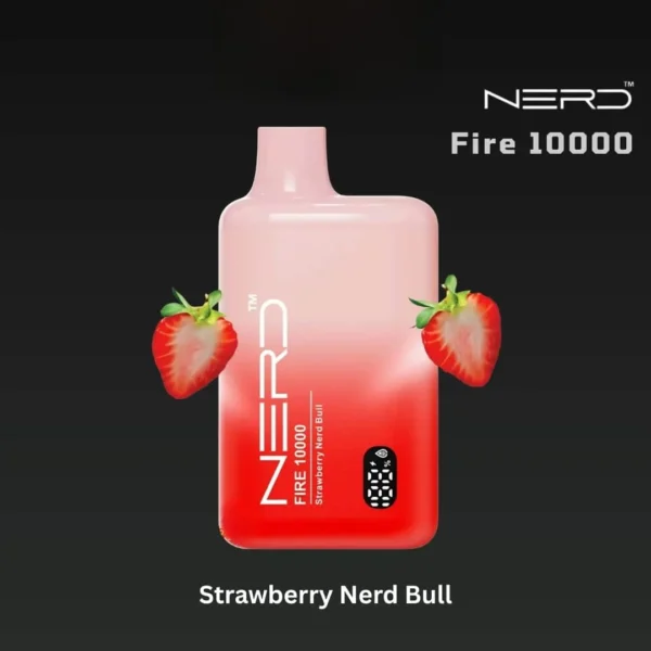 Nerd Fire 10000 Puffs Disposable Vape In Dubai Strawberry Nerd Bull