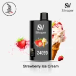 Silvaper 24000 Puffs strawberry ice cream