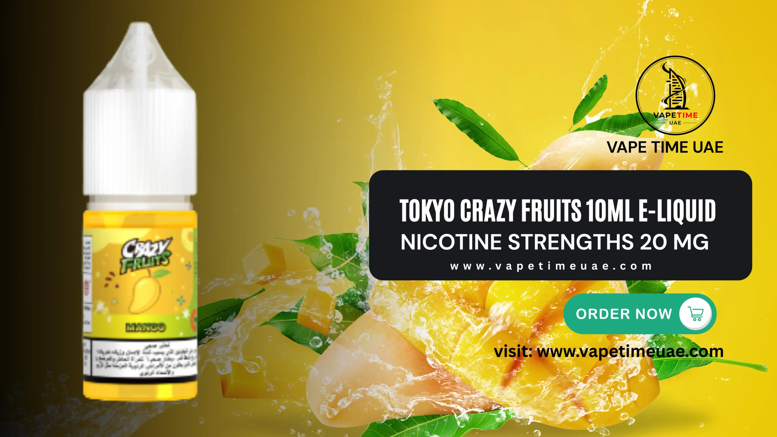 Tokyo Crazy Fruits 10ml E-Liquid 20mg