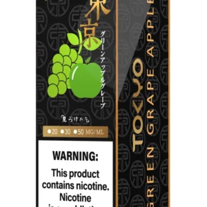 Tokyo Golden Salt Nicotine 30ml E-Liquid 20mg, 30mg, 50mg E-juice Green Grape Apple