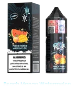 Tokyo Remix Salt Nicotine 30ml E-Liquid 35mg & 50mg Peach Mango Watermelon
