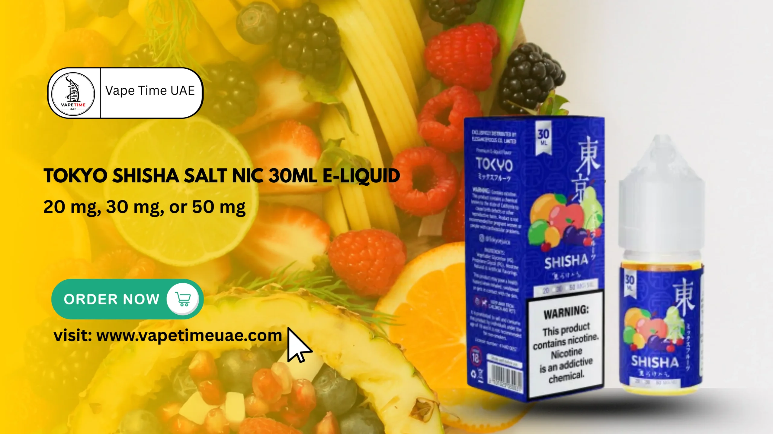 Tokyo Shisha Salt Nic 30ml E-Liquid 
