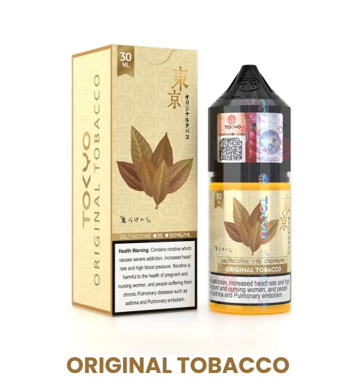 Tokyo Tobacco 30ml E-Liquid 35mg & 50mg Original Tobacco