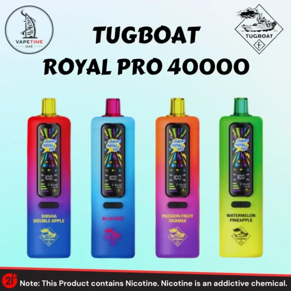 Tugboat Royal Pro DTL 40000 Puffs