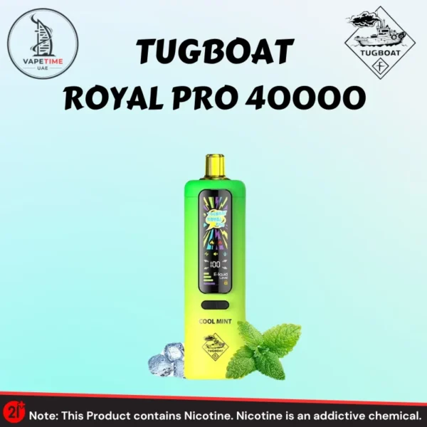 Tugboat Royal Pro DTL 40000 Puffs Cool Mint
