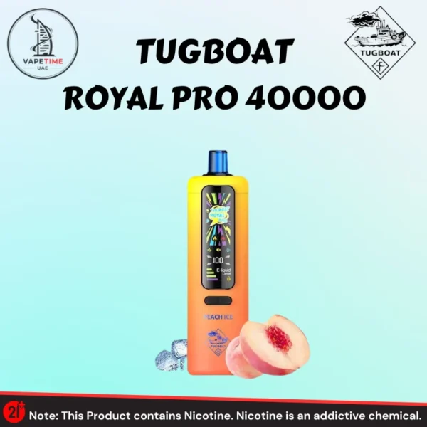 Tugboat Royal Pro DTL 40000 Puffs Peach Ice