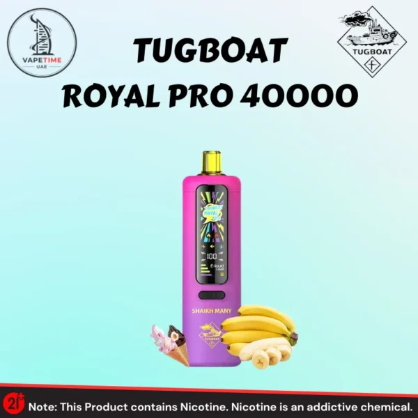 Tugboat Royal Pro DTL 40000 Puffs Shaikh Many