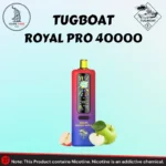 Tugboat Royal Pro DTL 40000 Puffs Shisha Double Apple