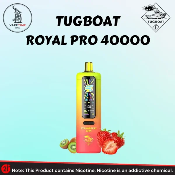 Tugboat Royal Pro DTL 40000 Puffs Strawberry Kiwi