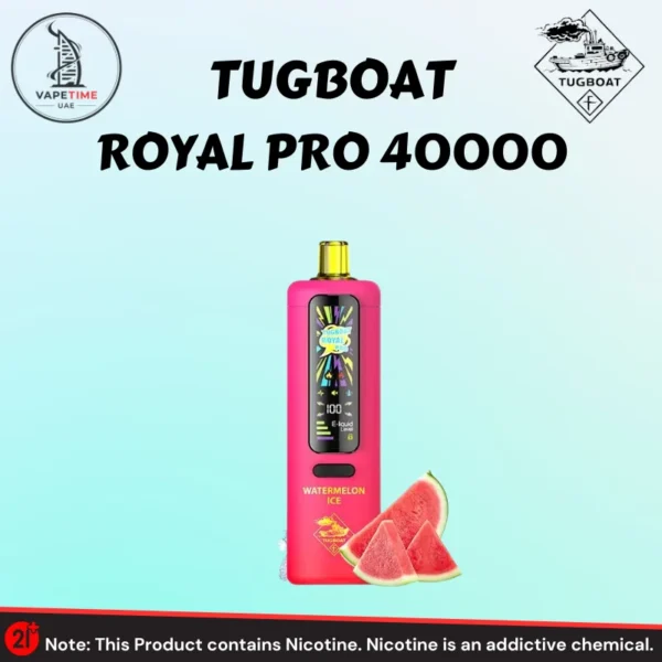 Tugboat Royal Pro DTL 40000 Puffs Watermelon Ice