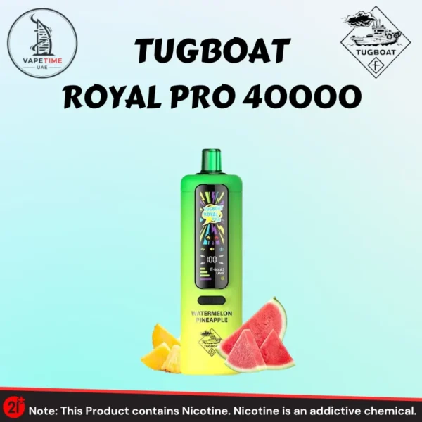 Tugboat Royal Pro DTL 40000 Puffs Disposable Vape in UAE - Image 16