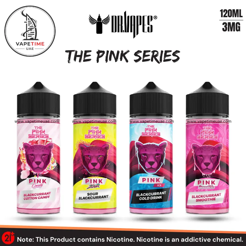 Dr vapes The Pink Series 120ml e-liquid 3mg juice