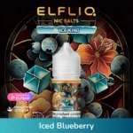 ELFLIQ NIC SALTS ICE KING 30ml E-liquid 30mg e-juice Iced Blueberry