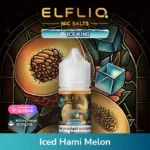 ELFLIQ NIC SALTS ICE KING 30ml E-liquid 30mg e-juice Iced Hami Melon