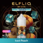 ELFLIQ NIC SALTS ICE KING 30ml E-liquid 30mg e-juice Iced Peach