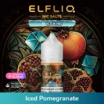 ELFLIQ NIC SALTS ICE KING 30ml E-liquid 30mg e-juice Iced Pomegranate