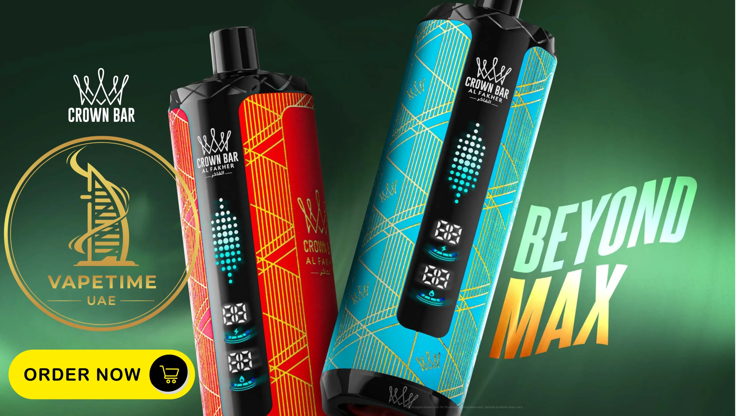 Al Fakher Crown Bar Mega Max 40K Puffs