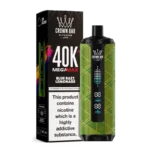 Al Fakher Crown Bar Megamax 40000 Puffs BLUE RAZZ LEMONADE