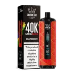Al Fakher Crown Bar Megamax 40000 Puffs GRAPE BERRY