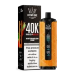 Al Fakher Crown Bar Megamax 40000 Puffs WATERMELON LIME