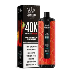 Al Fakher Crown Bar Megamax 40000 Puffs WATERMELON PINEAPPLE