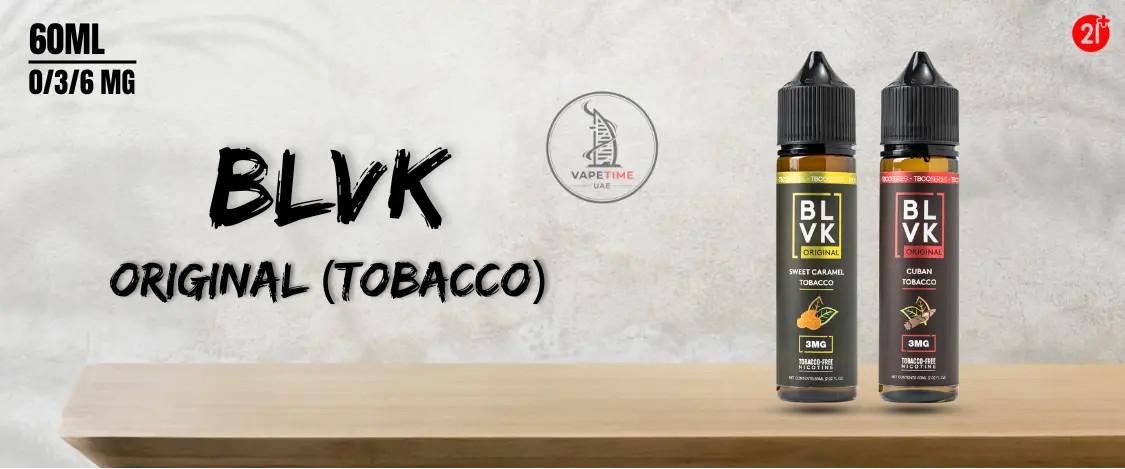 BLVK Freebase Nicotine 60ml eliquid in Dubai ORIGINAL (Tobacco) BLVK Freebase Nicotine 60ml eliquid in Dubai ORIGINAL (Tobacco)