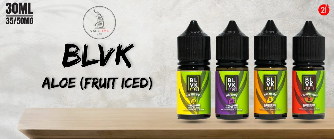 BLVK Salt Nicotine 30ml eliquid in Dubai ALOE (Fruit Iced)