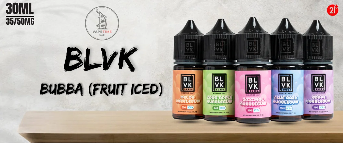 BLVK Salt Nicotine 30ml eliquid in Dubai BUBBA (Fruit Iced)