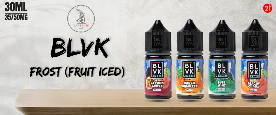 BLVK Salt Nicotine 30ml eliquid in Dubai FROST (Fruit Iced)