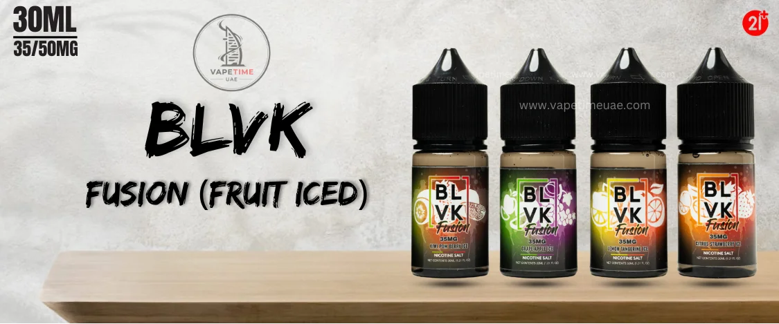 BLVK Salt Nicotine 30ml eliquid in Dubai FUSION (Fruit Iced)