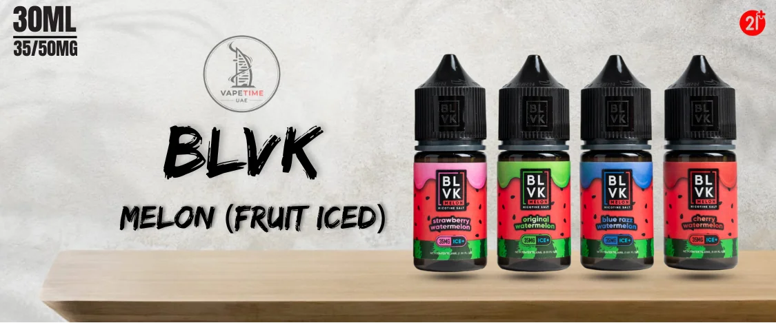 BLVK Salt Nicotine 30ml eliquid in Dubai MELON (Fruit Iced)