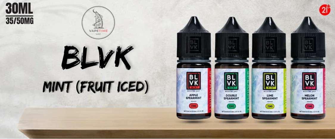 BLVK Salt Nicotine 30ml eliquid in Dubai MINT (Fruit Iced)