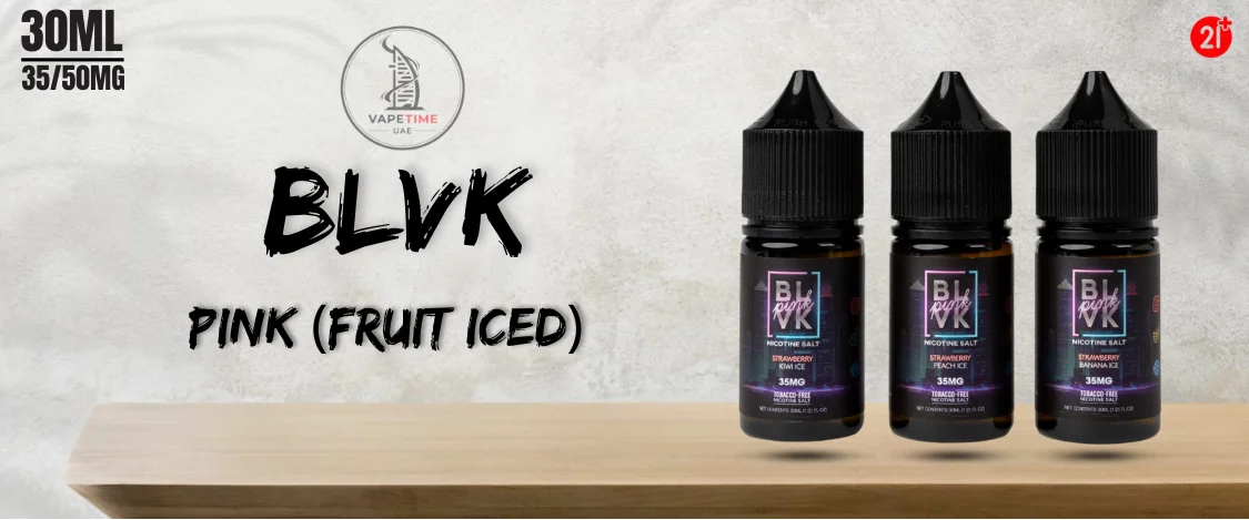 BLVK Salt Nicotine 30ml eliquid in Dubai PINK (Fruit Iced)