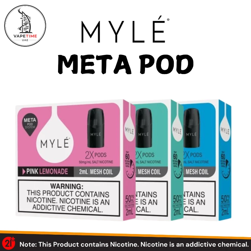 MYLÉ Meta Pod System 1200 Puffs 50MG MYLÉ Meta Pod System 1200 Puffs