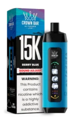 AL FAKHER CROWN BAR 15000 ICE ADJUSTABLE Berry Blue