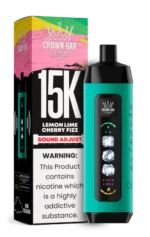 AL FAKHER CROWN BAR 15000 ICE ADJUSTABLE Lemon Lime Cherry Fizz
