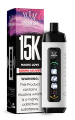 AL FAKHER CROWN BAR 15000 ICE ADJUSTABLE MAGIC LOVE