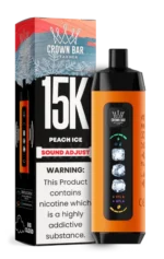 AL FAKHER CROWN BAR 15000 ICE ADJUSTABLE Peach Ice