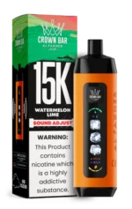 AL FAKHER CROWN BAR 15000 ICE ADJUSTABLE Watermelon Lime