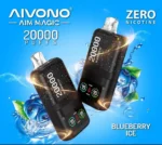 Aivono Aim Magic 20000 Puffs 0 Nicotine Blueberry Ice