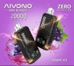 Aivono Aim Magic 20000 Puffs 0 Nicotine Grape Ice