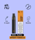 Alt. nu 8000 Puffs 20mg Bright Tobacco