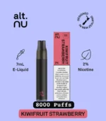 Alt. nu 8000 Puffs 20mg Kiwifruit Strawberry