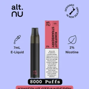 Alt. nu 8000 Puffs 20mg Kiwifruit Strawberry