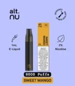 Alt. nu 8000 Puffs 20mg Sweet Mango