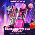 Bounce Turbo 20000 Puffs Disposable Vape Strawberry Icecream